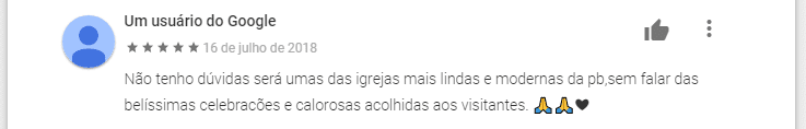 Avaliação do aplicativo da Matriz Santana